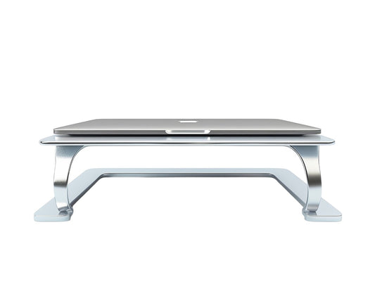 Apao Minimalist Aluminum Ergonomic Laptop Stand - Adjustable Portable Notebook Riser